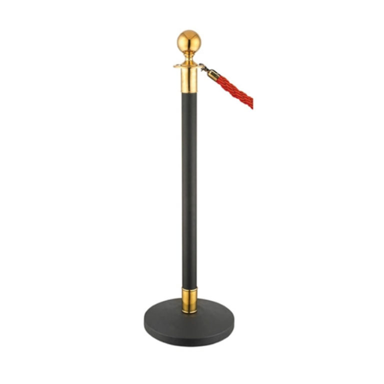 black rope stanchion