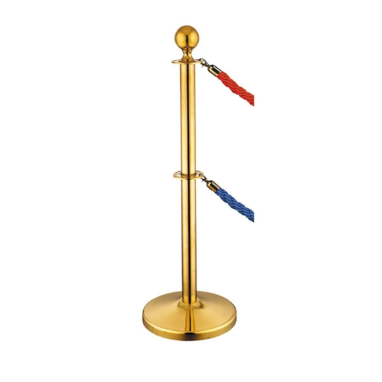 gold double line stanchion for sale