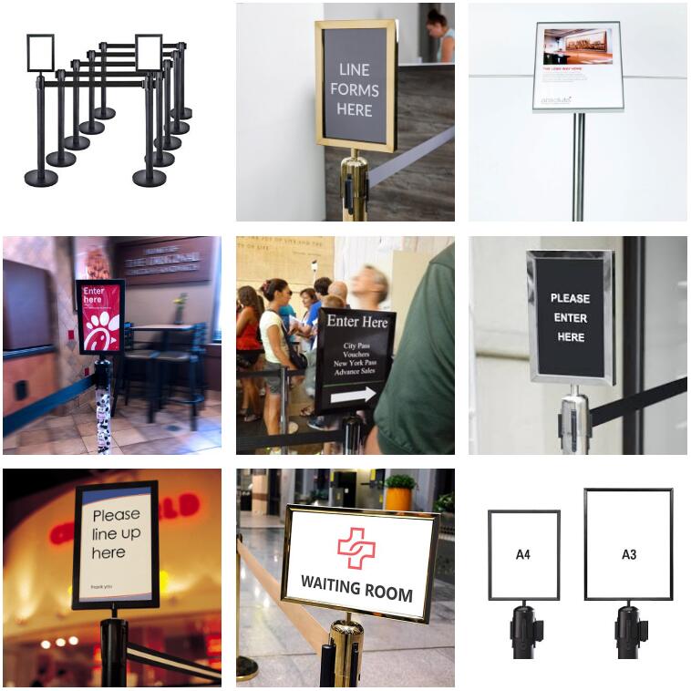 stanchion signs for sale