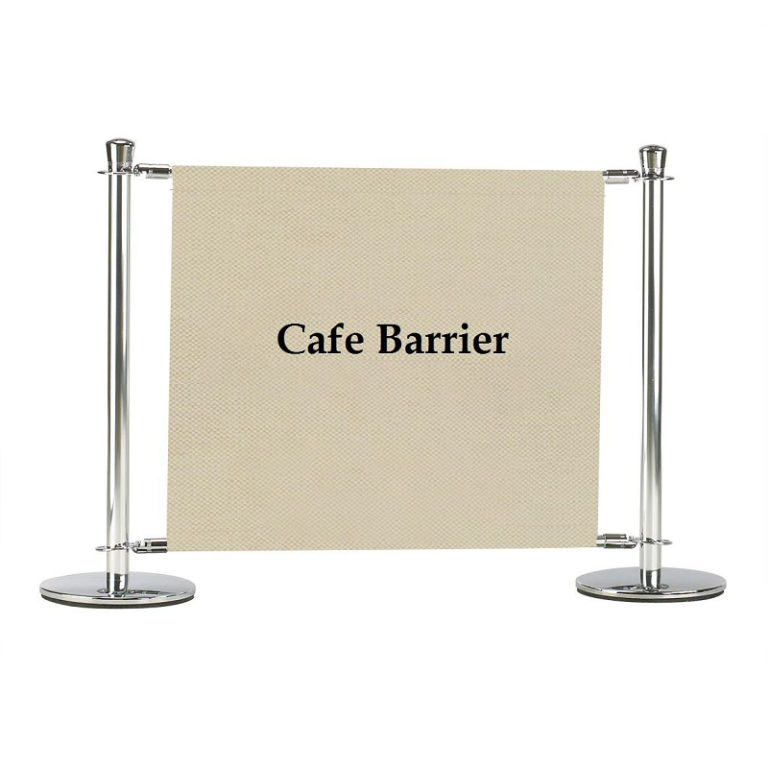 outdoor cafe barrier